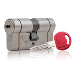 Cilindro ASTRAL TEKNO PRO CISA doble embrague, 27x33, niquelado